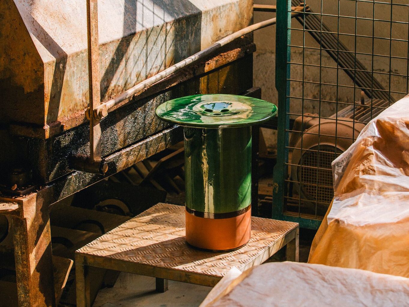 Керамический низкий садовый стул calma BOLET ARCH-00016341 - Вид №3