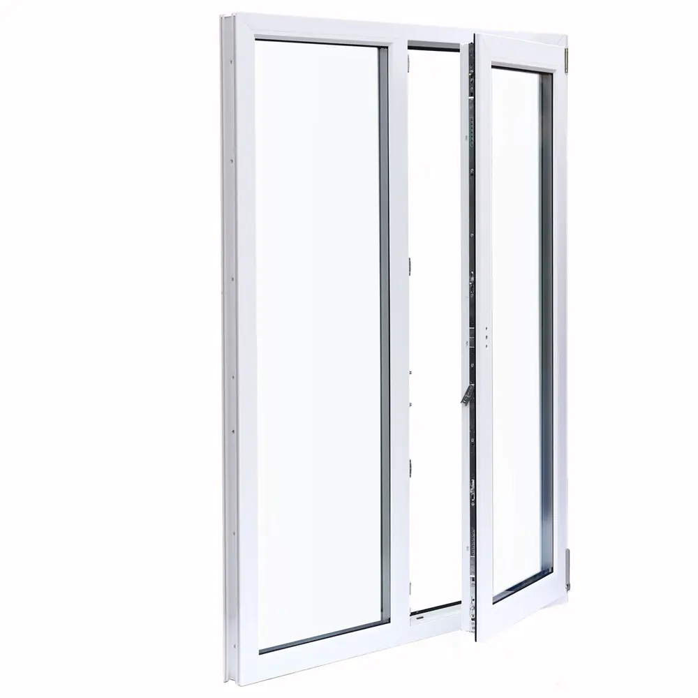 Двустворчатое пластиковое окно VEKA 1200x1000 мм с двухкамерным стеклопакетом 83117303 STLM-0039108 - Вид №2