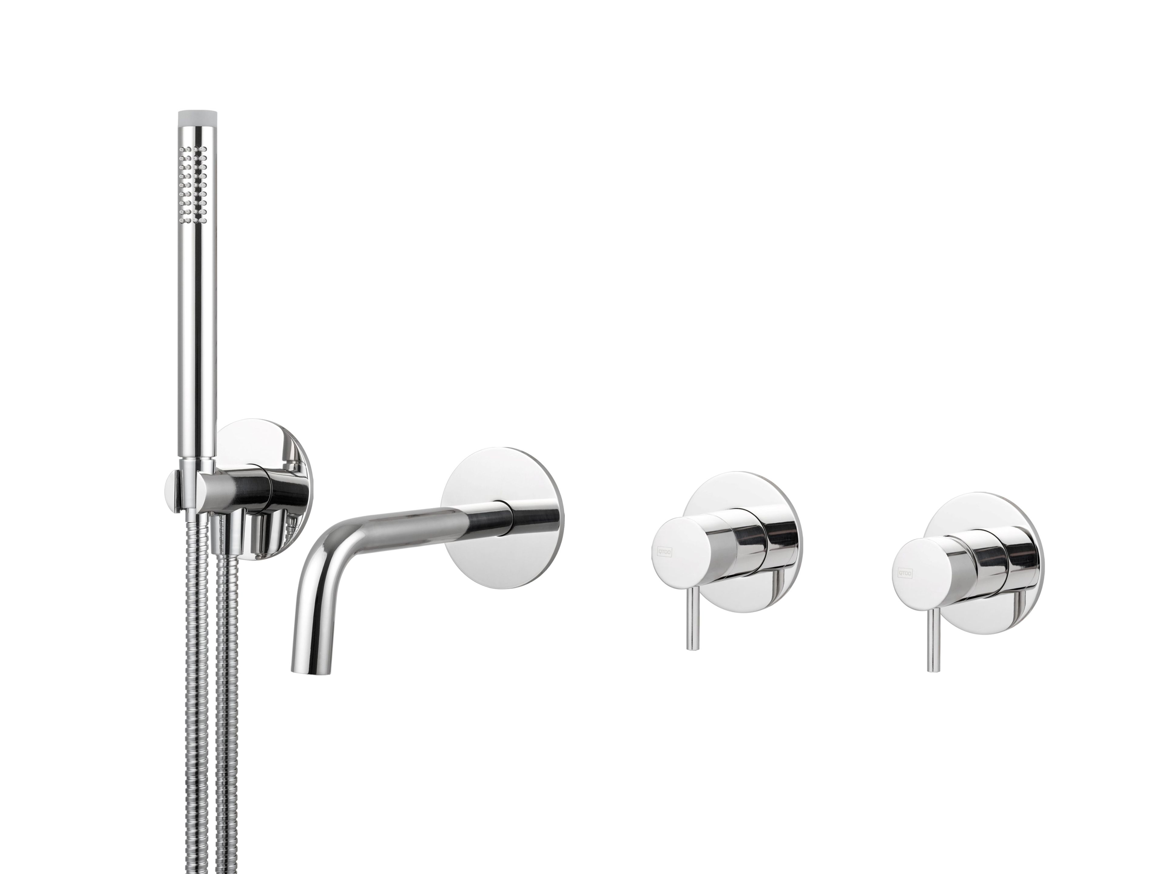 Смеситель для ванны из нержавеющей стали с ручным душем D LINE Qtoo ARCH-00082851 - Вид №3