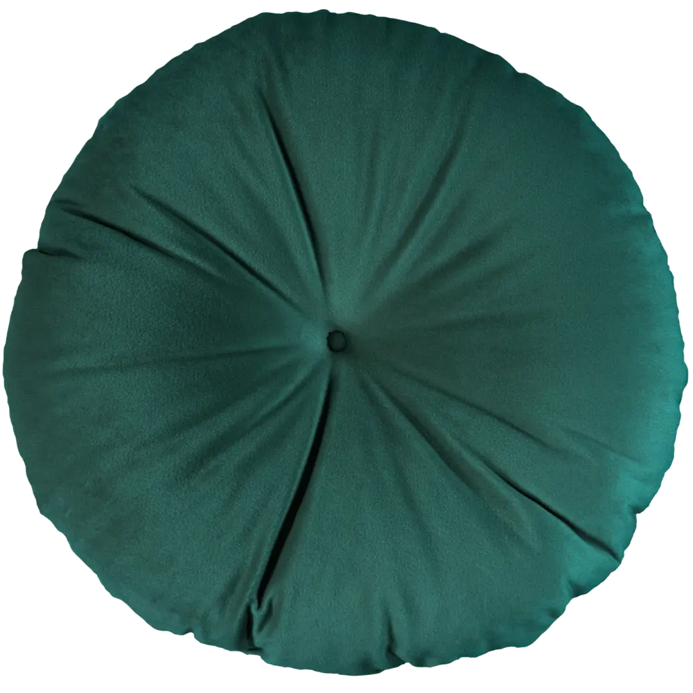 Подушка Бархат ø37 см цвет изумруд LINEN WAY STLM-2001031