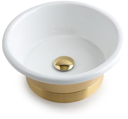 Lvcp03 Накладная раковина на столешницу  овальная BLEU PROVENCE Lavabi in metallo - Вид №1