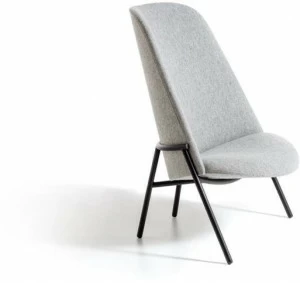 La Cividina Кресло из ткани с высокой спинкой Phar lap 1160