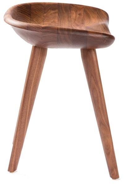 BassamFellows Низкий табурет из массива дерева Tractor Cb-21 - Вид №3