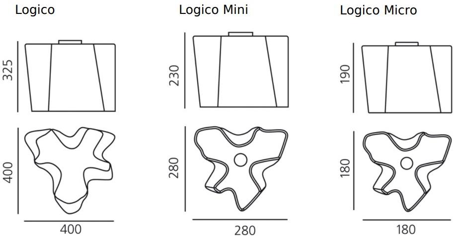 Artemide Потолочный светильник из дутого стекла Logico sun-id-1357780 - Вид №3
