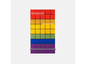 Подвесной модульный книжный шкаф из АБС-пластика