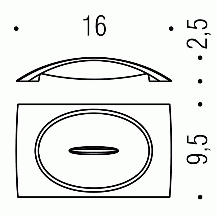 B2440 Мыльница настольная COLOMBO LINK Colombo Design - Вид №2