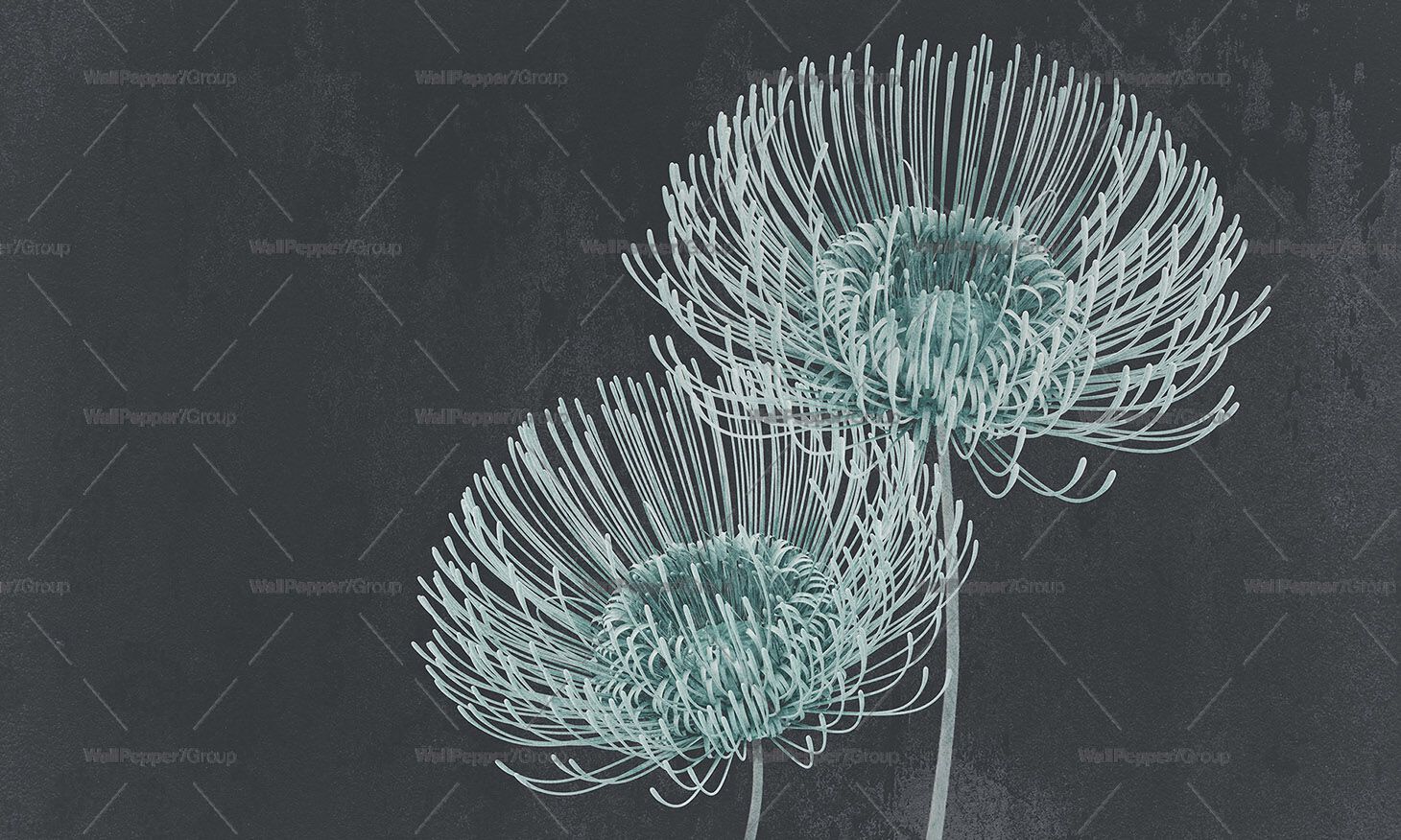 Обои из натурального ПВХ, экологически чистые, моющиеся WallPepper AUTUMN BLOOM ARCH-00150975 - Вид №2