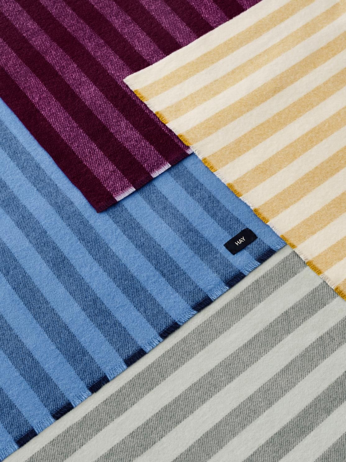 Шерстяное полосатое одеяло Hay DUO THROW ARCH-00143549 - Вид №6