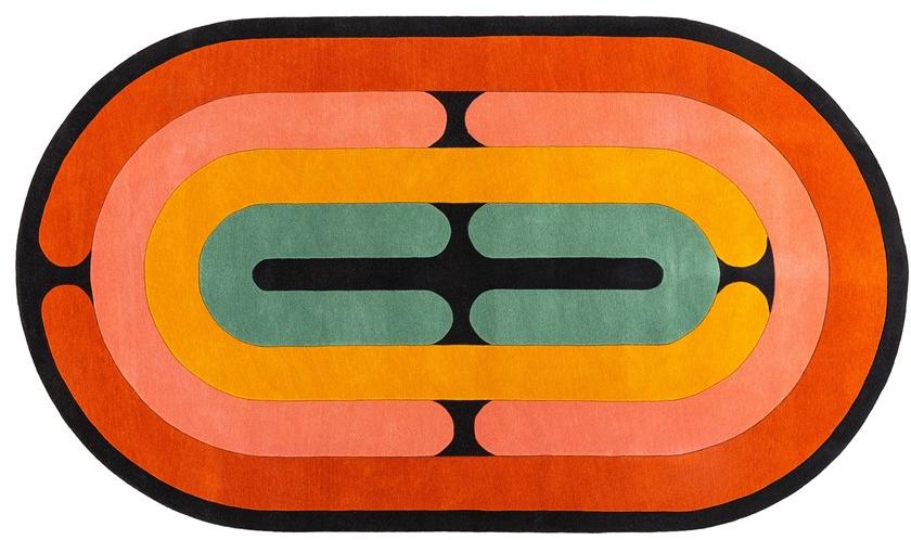 Diacasan Edition Овальный коврик ручной работы из шерсти Christian signorel sun-id-1369522 - Вид №1