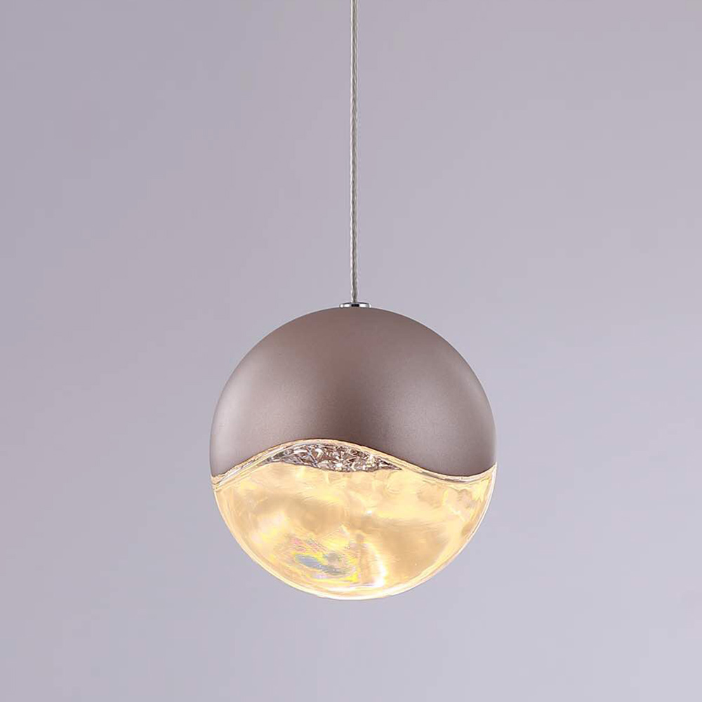 Подвесной светильник Globo 1U gold от Delight Collection SD3301-1U DELIGHT COLLECTION ДИЗАЙНЕРСКИЕ 243700 Прозрачный;золото  - Вид №1