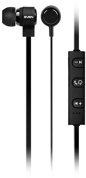 SV-013486 Беспроводные внутриканальные стереонаушники с микрофоном seb-b265mv, черный (bluetooth) Sven Santreyd 