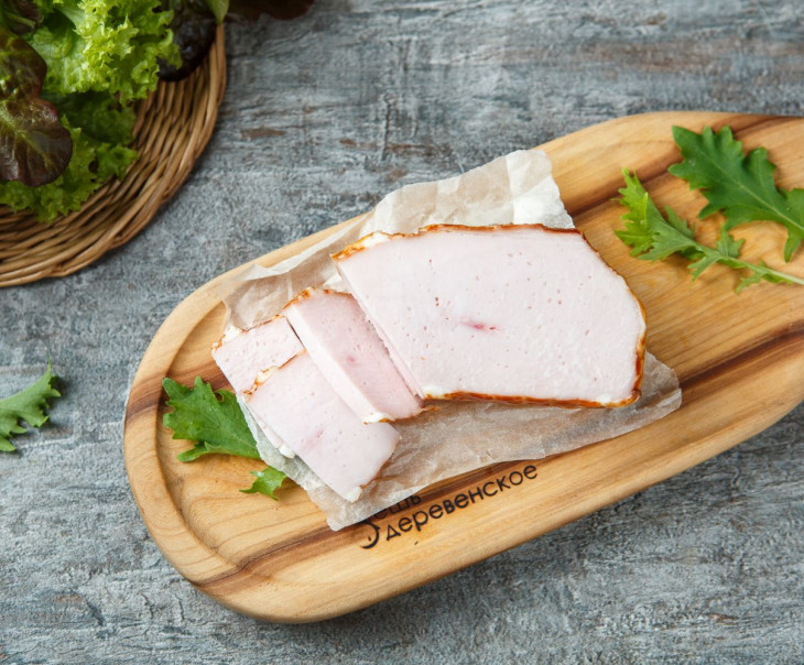 7382 Буженина из индейки запеченая в/к "Плетенка" Вкусляндия 