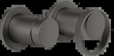 Смеситель для душа 63380 707 Gessi Anello ЧЕРНЫЙ МЕТАЛЛ BR. PVD