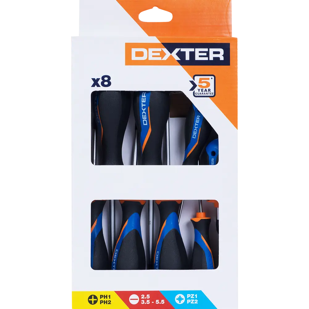 Набор отверток Dexter 8 предметов с разными насадками 18147641 STLM-0845653 - Вид №15