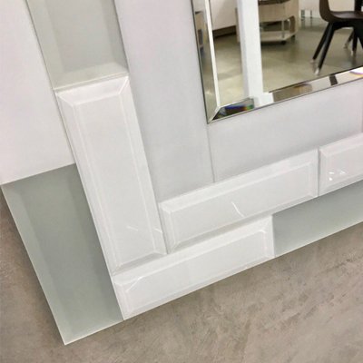 Зеркало большое прямоугольное в раме с мозаикой "Айси" GRAUM ДИЗАЙНЕРСКИЕ 304128 Зеркальный  - Вид №6