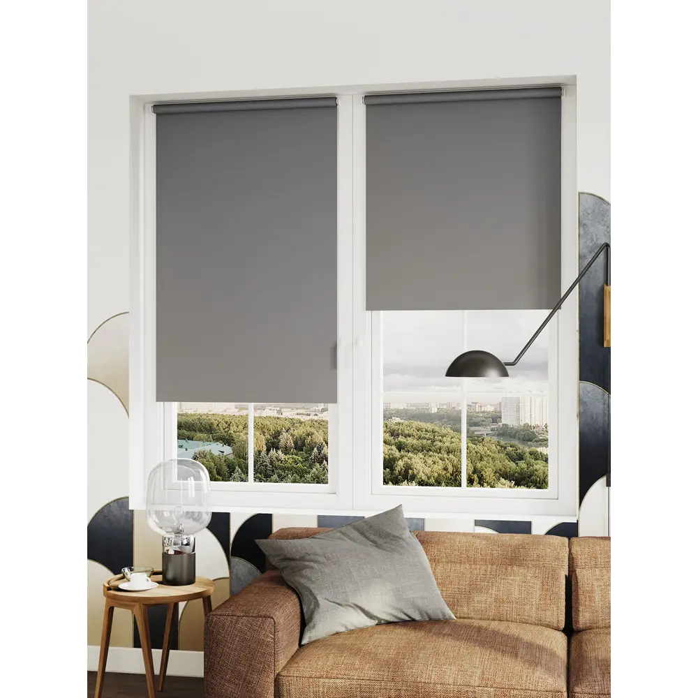 Рулонная штора DOMLEGRAND Сансет графит 72.5x175 см 89360931 STLM-1565088 - Вид №3