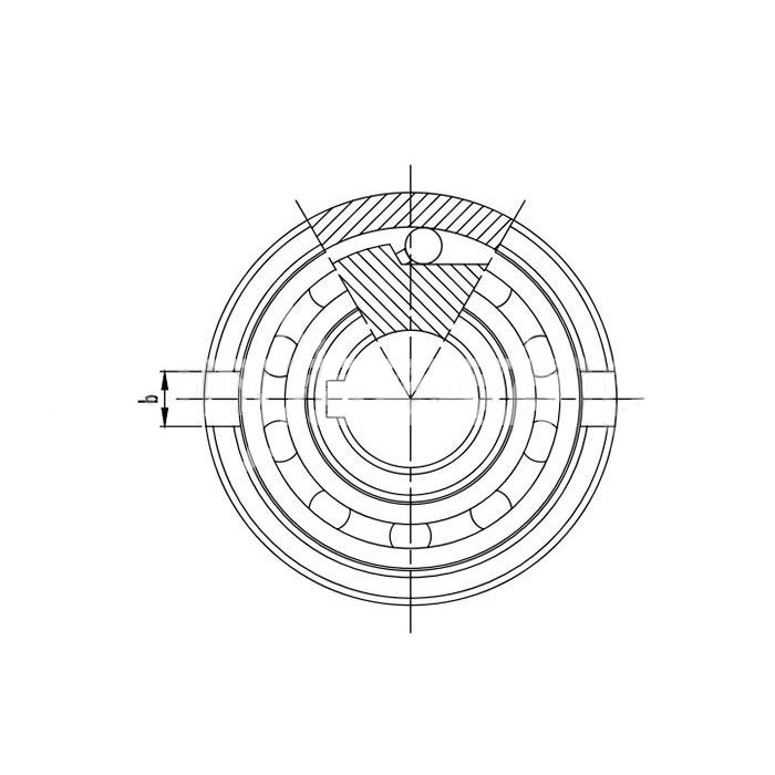 IS887 Обгонная муфта GF40 (NFR40) ISKRA  - Вид №3