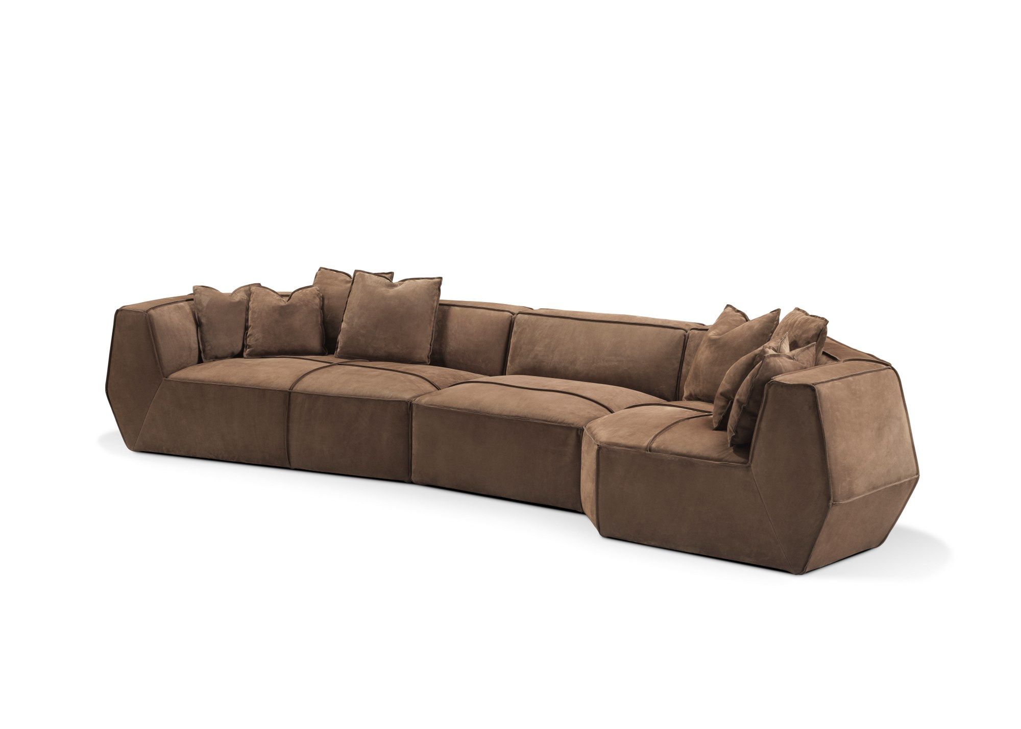 Кожаный изогнутый диван GHIDINI1961 Infinito ARCH-00089399 - Вид №19