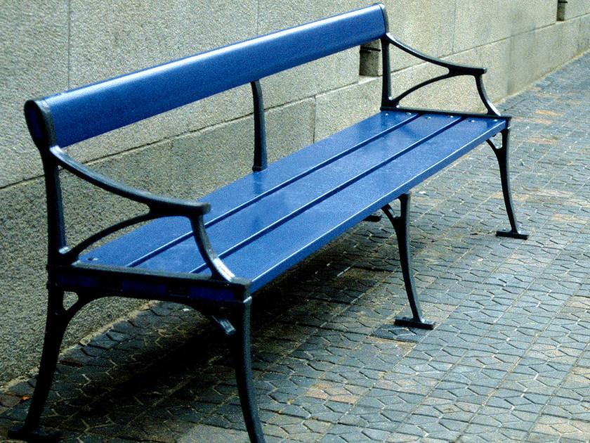 Nola Industrier Скамейка из дерева с подлокотниками sun-id-1424378 - Вид №1