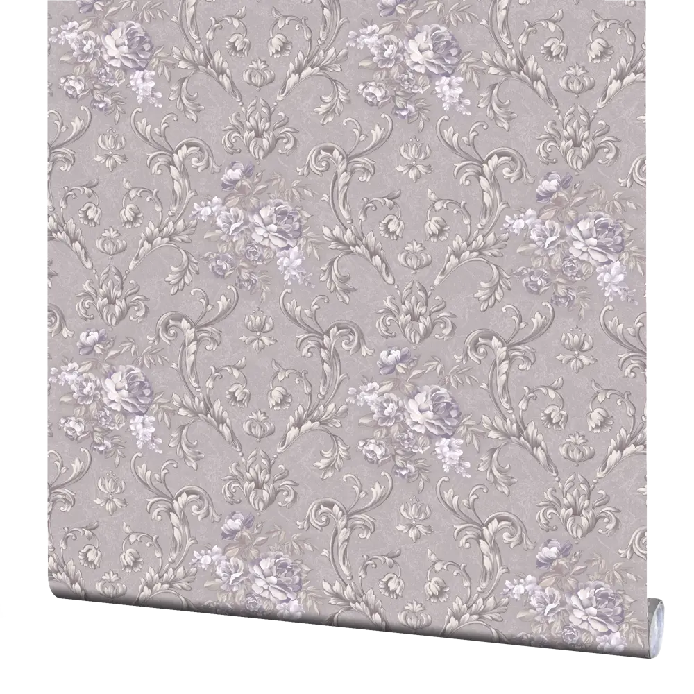 Обои флизелиновые Erismann Elegance серые 1.06 м 3499-6 82136409 STLM-2051296