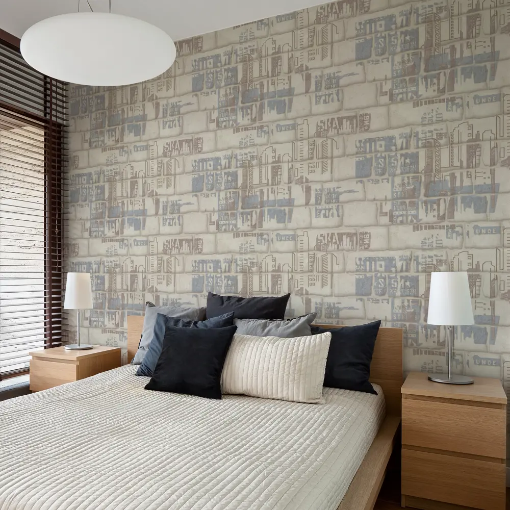 Обои виниловые Аспект Ру Бруклин серые 1.06 м 70311-22 STLM-2038525 - Вид №3