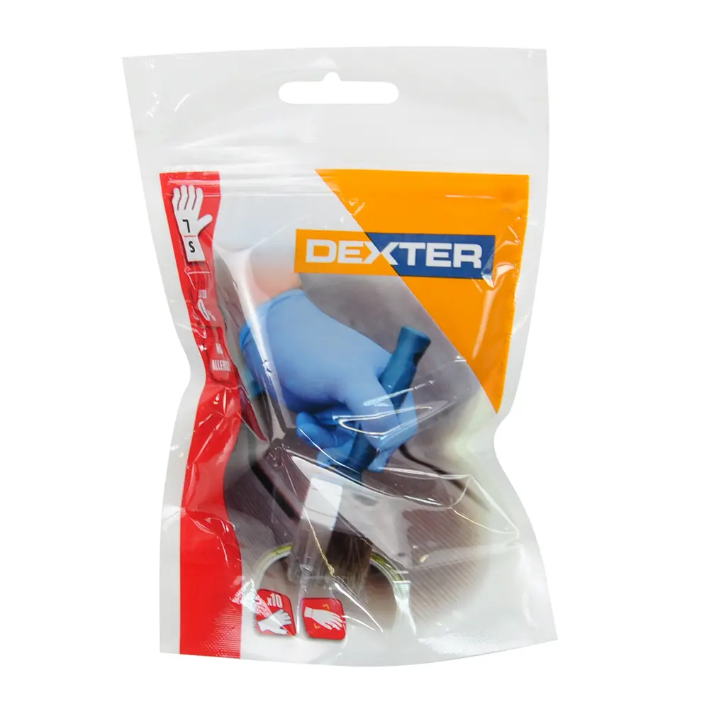 Перчатки нитриловые Dexter 10 шт., одноразовые STLM-2196898