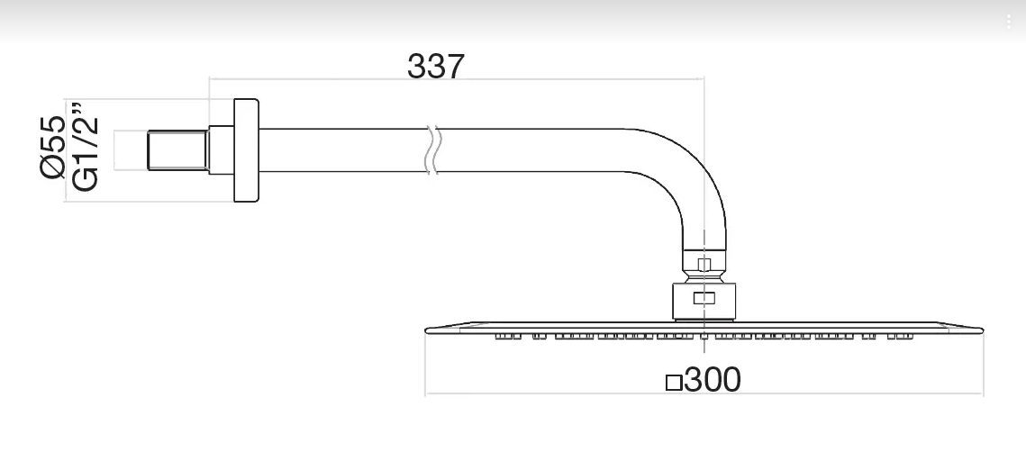 AC0842010 Верхний душ , золото Webert #VALUE!  - Вид №1