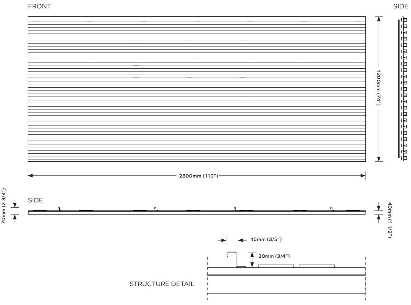 Рециркулированная акустическая панель любимчика IMPACT ACOUSTIC® ARCHISONIC® Felt ARCH-00118160 - Вид №6