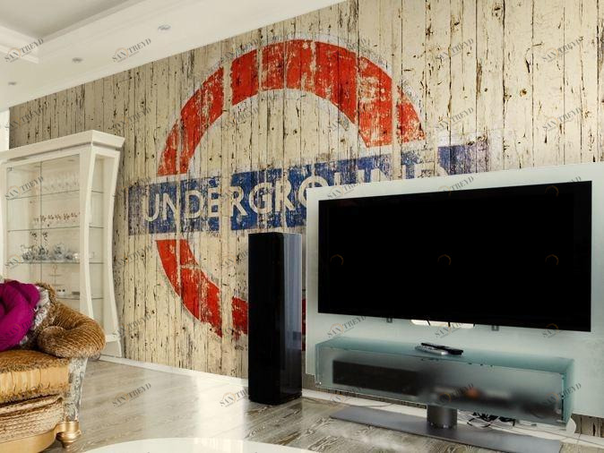 GLAMORA Виниловые обои под дерево Fancy sun-id-1449802