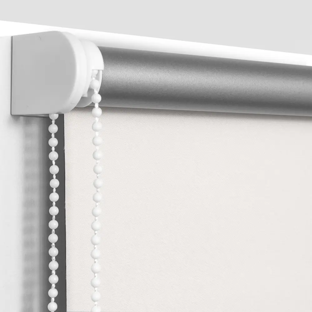 Штора рулонная блэкаут Эскар 50x160 см белая White BLACKOUT STLM-2205939 - Вид №1