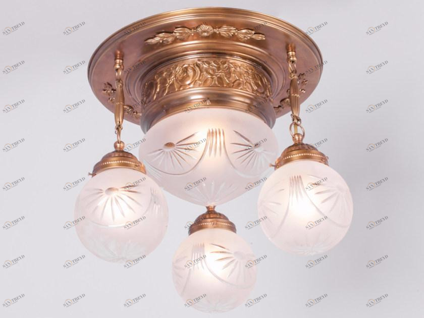 Patinas Lighting Потолочный светильник из латуни Pecs sun-id-1423623