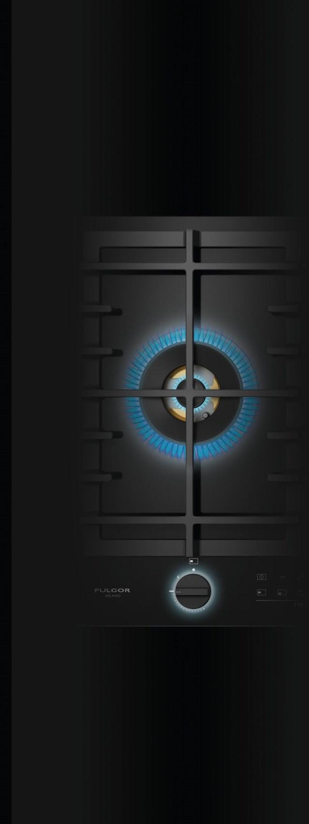 Fulgor Milano Газовая встраиваемая стеклокерамическая плита Cluster concept sun-id-1400947 - Вид №1