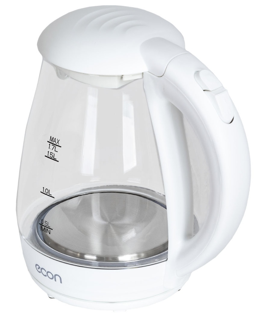 8144993 Электрочайник ECON ECO-1739KE белый STDN-0086522 - Вид №2