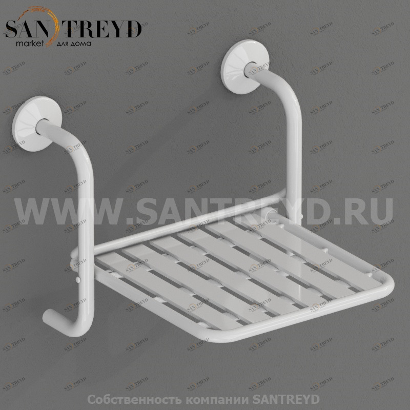 DS127 Откидное сиденье 35 см белое Globo AUSILIA Италия Ceramica Globo