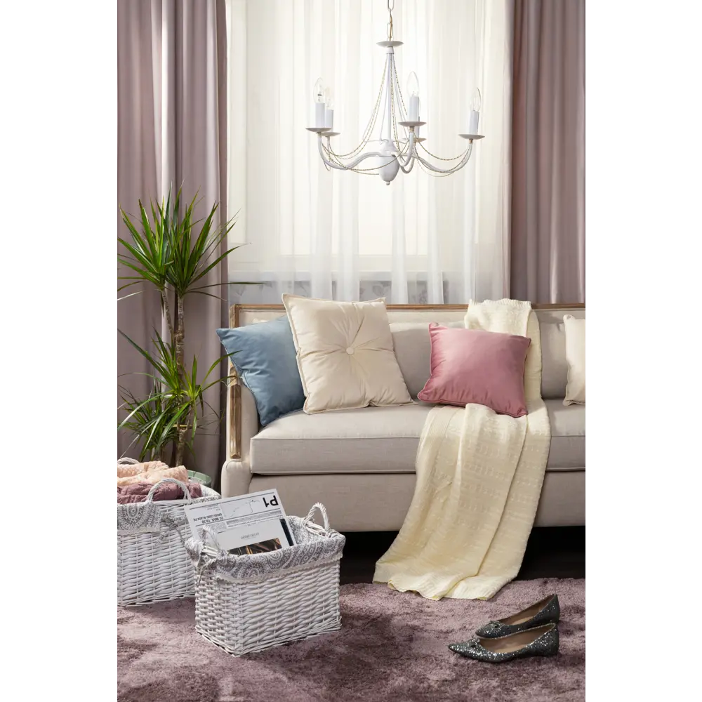 Ковер полиэстер Ribera 01800A 160x230 см цвет лиловый 82539412 STLM-2057065 Santreyd  - Вид №6