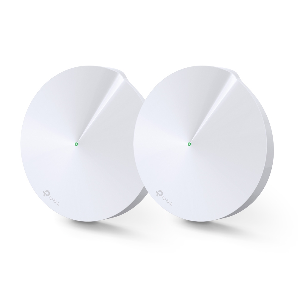 Deco M5(2-Pack) Ac1300 wi-fi system802.11ac/a/b/g/n, 717mhz quad-core cpu, 2 gb ethernet ports, 4 internal antennas TP-Link Santreyd  - Вид №1