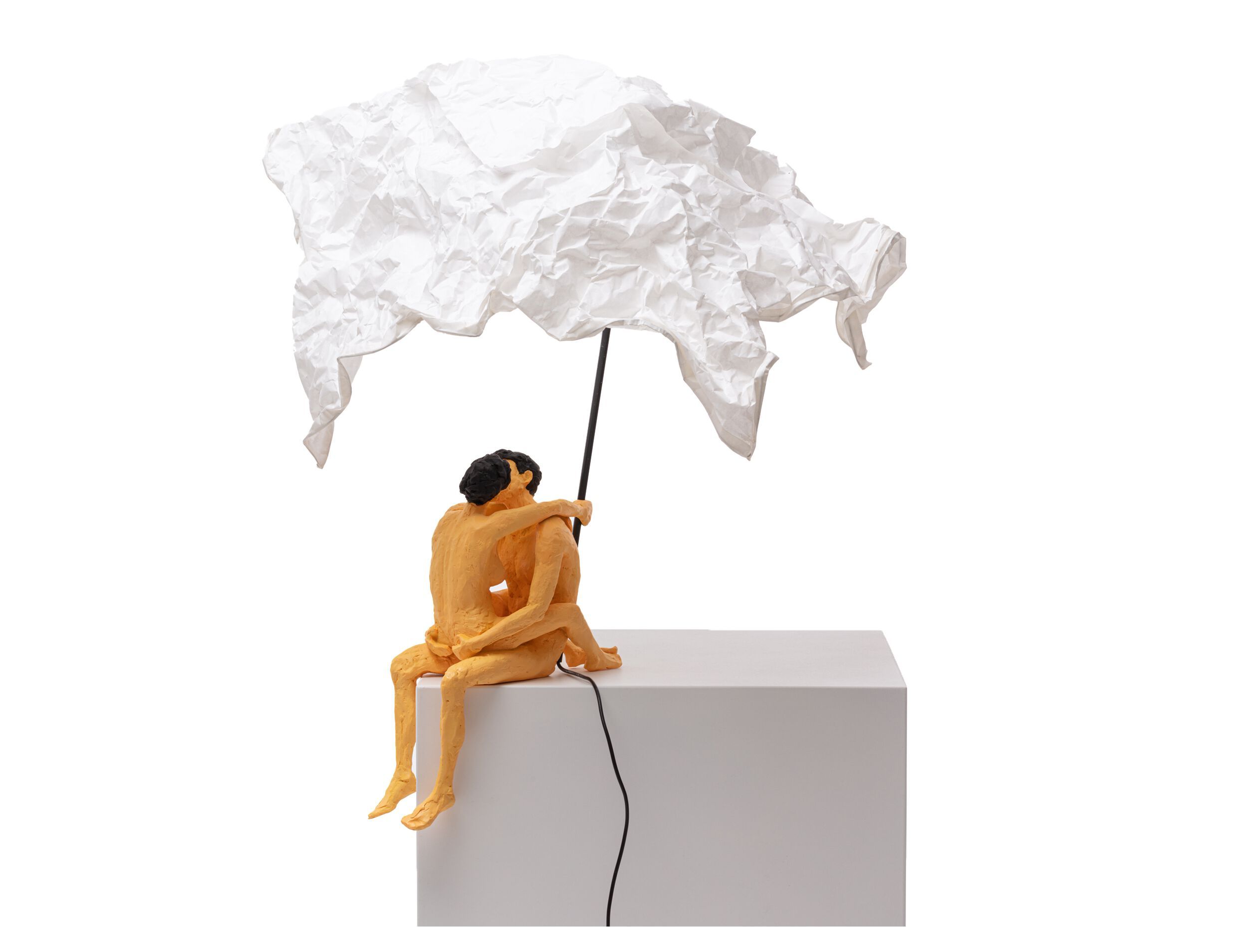 Светодиодная настольная лампа из смолы Seletti LOVE IS A VERB MAX & ROBERTA ARCH-00143820