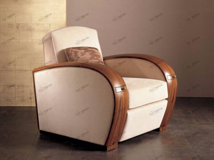 Rozzoni Кресло с обивкой из ткани с подлокотниками Classic sun-id-1375063