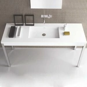 47142 Накладная раковина на столешницу  овальная MOMA Design Woodtower