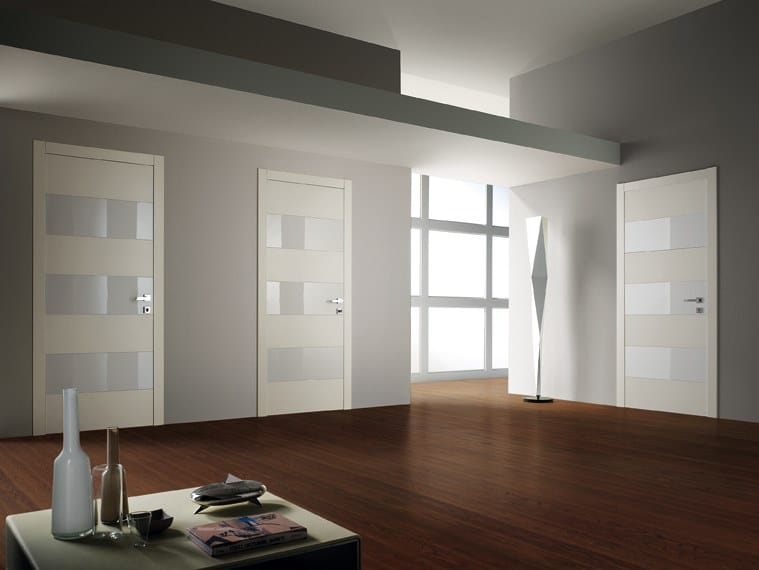 Дверь с глянцевыми и матовыми лакированными панелями GAROFOLI Bisystem ARCH-00133639 - Вид №3