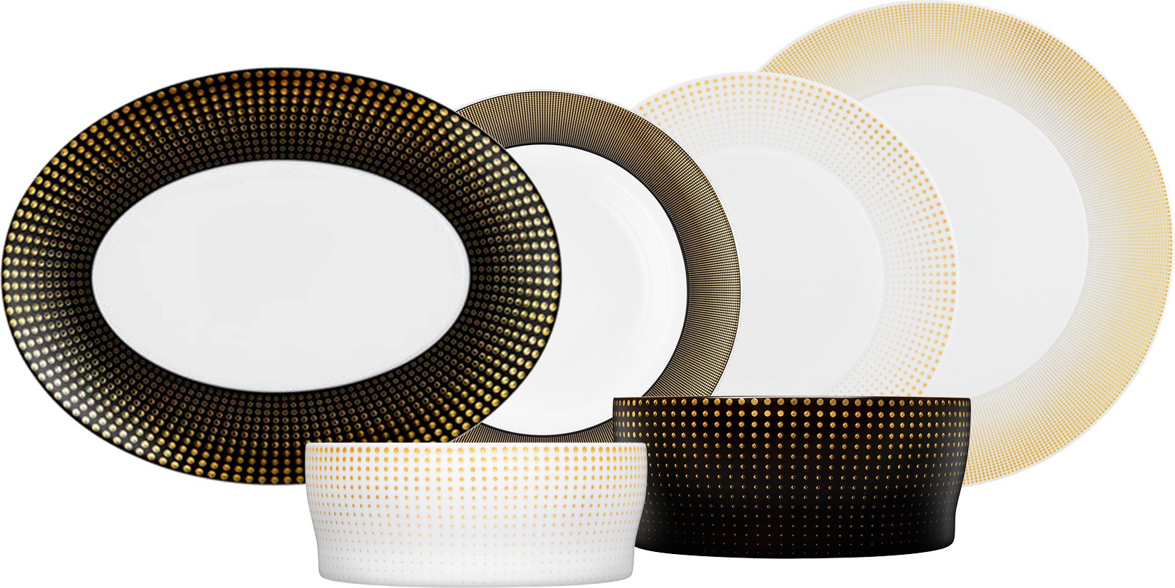 10665158 Furstenberg Сервиз столовый Furstenberg "Лунный свет" на 6 персон 22 предмета Фарфор 