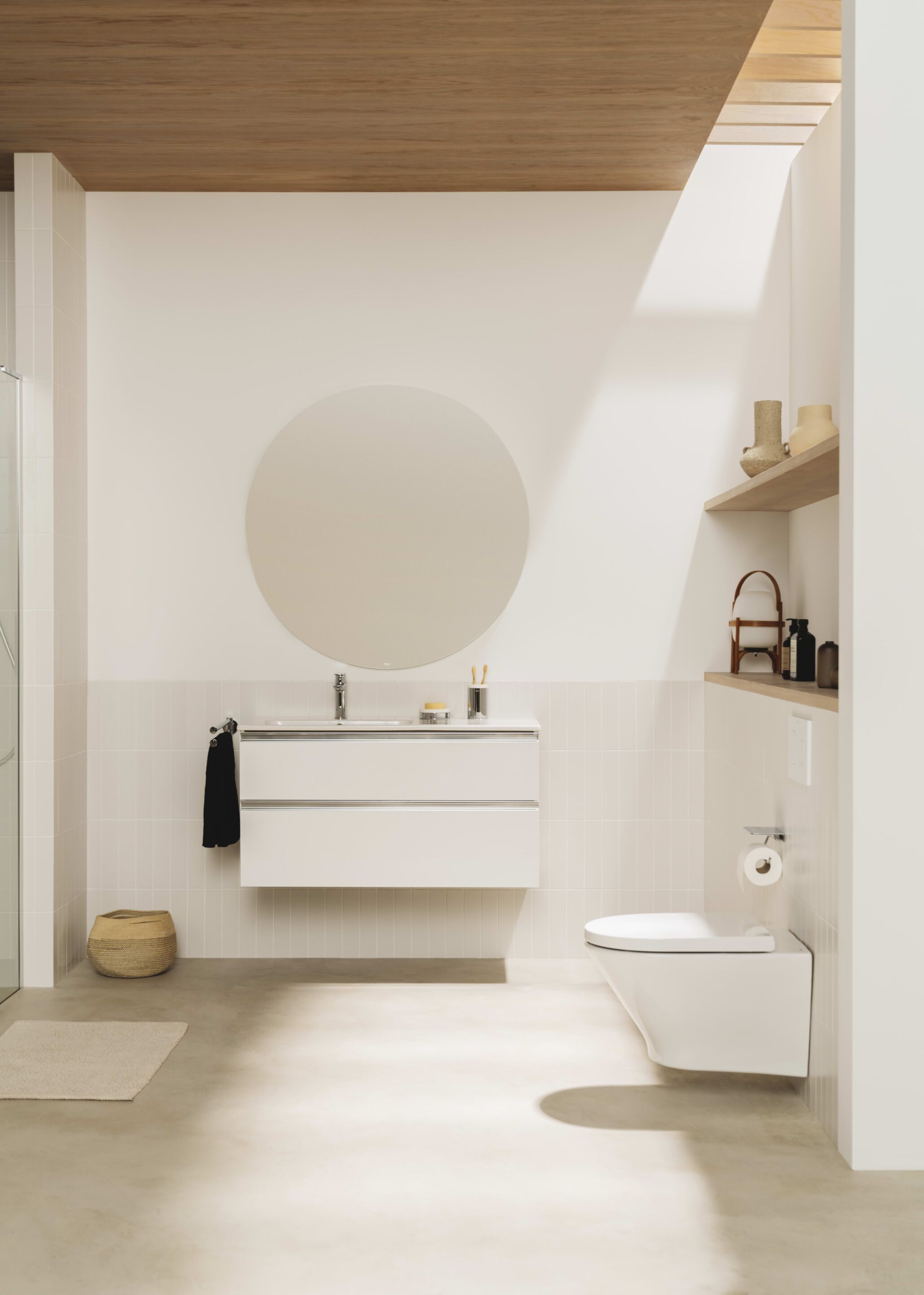 Металлический держатель рулона с полкой Roca Hotels ARCH-00012647 - Вид №5