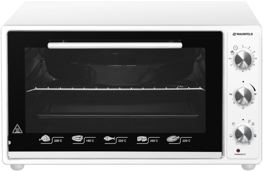 CEMOA.456.W Мини-печь / ширина 60 см, механическое управление, 45 л,конвекция, белый Maunfeld Santreyd 