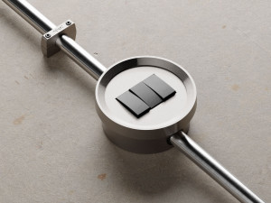 Коробка для электрической системы из натурального алюминия