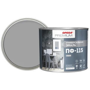 Эмаль Ореол Premium ПФ-115 глянцевая цвет серый 2.2 кг