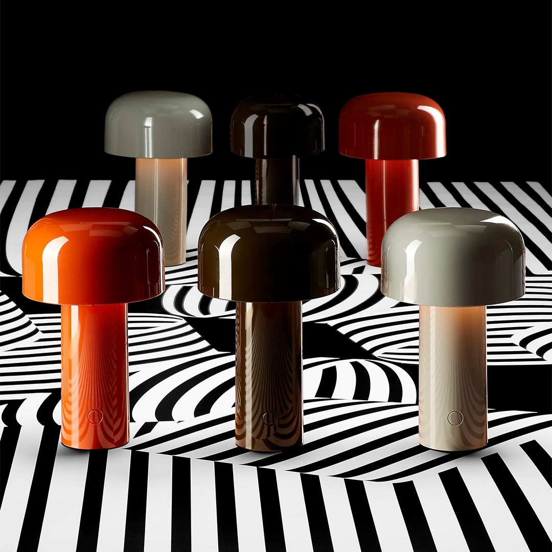 Flos Bellhop F1060009 белая лампа настольная с аккумулятором 116164 - Вид №3