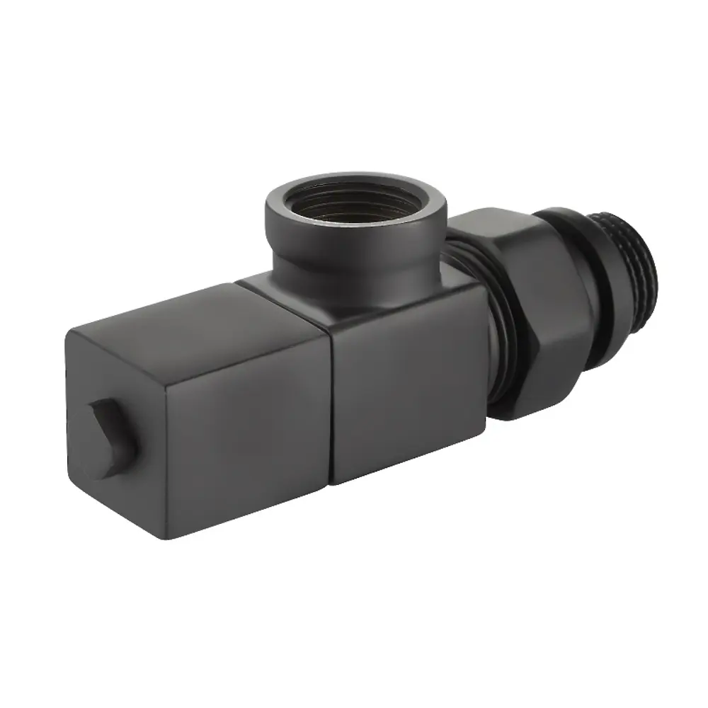 Набор вентилей для радиатора Royal Thermo Cube 1/2" осевой цвет черный 89353149 STLM-2206041  - Вид №6