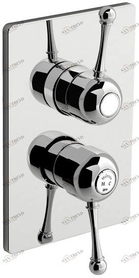 Fir Italia Смеситель для душа из хромированной латуни с тарелкой Melrose 70 sun-id-1349387