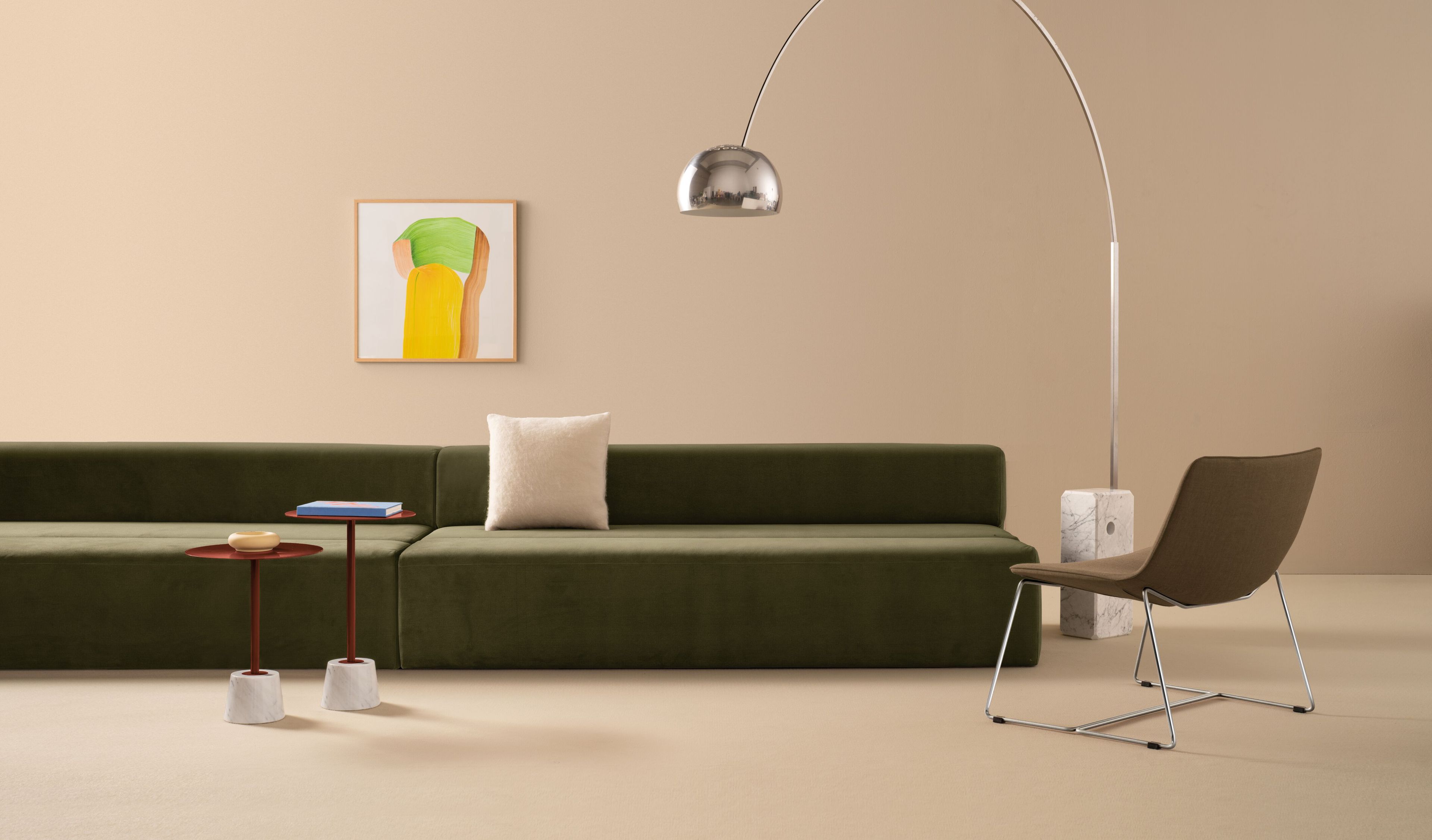 2-местный линейный контрактный диван Quinti Sedute RAIL ARCH-00032023 - Вид №5