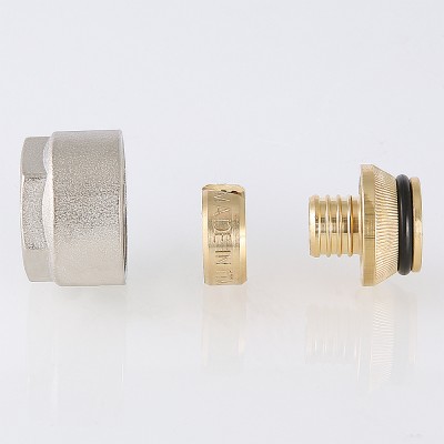 VT.4410.NE.16 Фитинг коллекторный для пластиковой трубы Valtec 16 (2,0) мм х 3/4"  - Вид №8